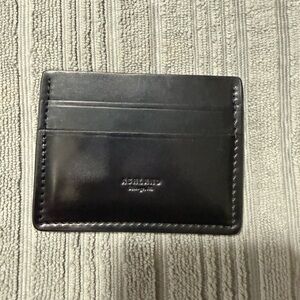 Ashland Leather Frank the Enforcer Black Shell Cordovan Card Holder